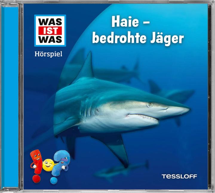 Actual product image Tessloff WAS IST WAS radio play. Sharks - endangered hunters (Nele Wehrmann, Simon Bertling, Björn Bonn, STIL music & radio plays, Tessloff Verlag Ragnar Tessloff GmbH & Co.KG, Christian Hagitte, Yesim Meisheit, Marius Clarén, German)