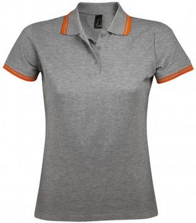 Gris chiné, Orange