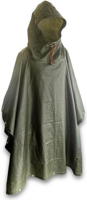 Bushcraft Oilskin Poncho Shelter (One Size)