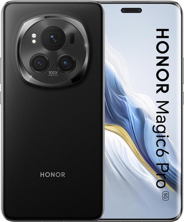 Honor Magic6 Pro (524.29 Go, Noir, 6.80", Double SIM, 50 Mpx, 5G)