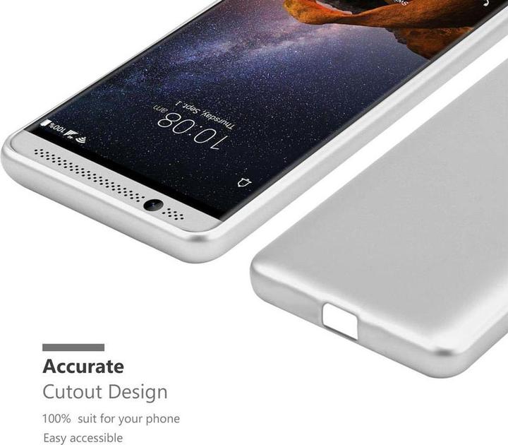 Actual product image Cadorabo TPU Matt Metallic Cover (ZTE Axon 7 mini)