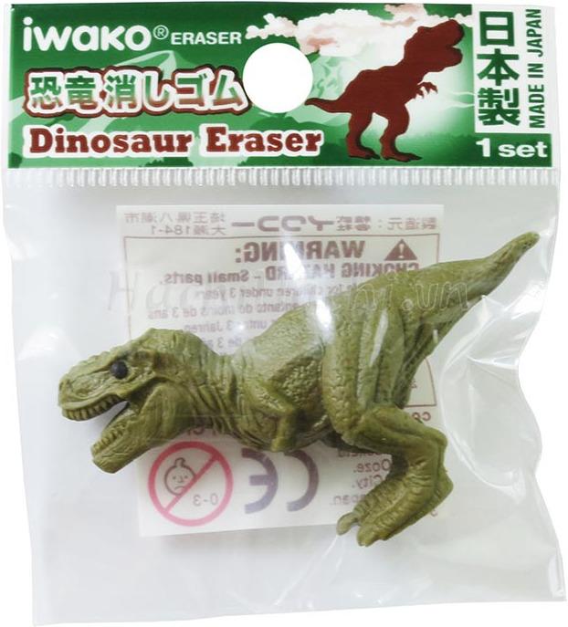 Actual product image Iwako Puzzle Eraser Dinosaurs ass