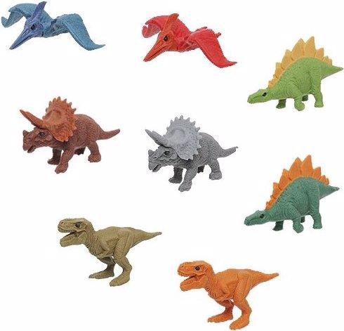 Actual product image Iwako Puzzle Eraser Dinosaurs ass