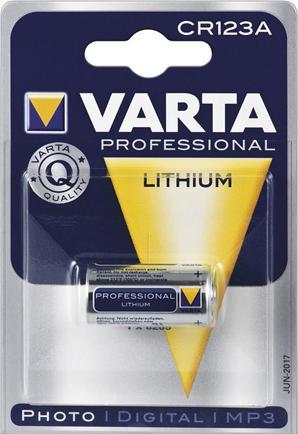 Produktbild Varta CR123A 1-BL (1 Stk., RCR123A, 1600 mAh)