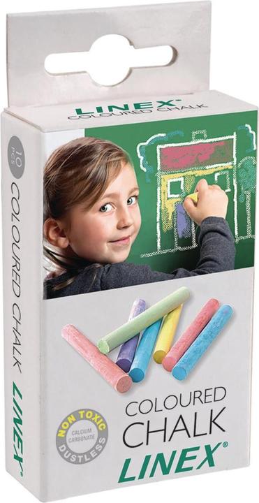 Image du produit Linex Craies de table (Multicolore, 10 x)