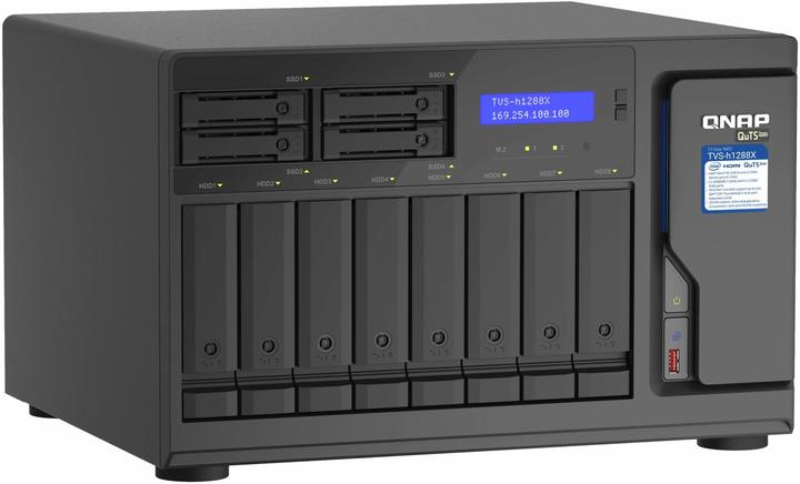 Produktbild QNAP TVS-h1288X-W1250-16G (0 TB)