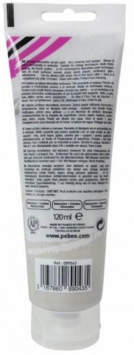 Immagine prodotto Pebeo Decocrème Colore acrilica opaco (Cava, 120 ml)