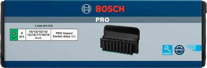 Produktbild Bosch Professional Zubehör PRO Impact (17 mm, 19 mm, 14 mm, 16 mm, 13 mm, 12 mm, 15 mm, 18 mm, 10  mm)
