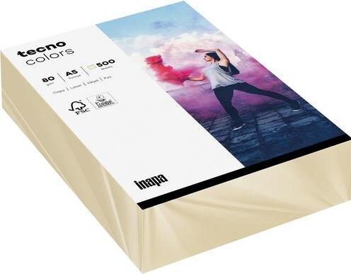 Inapa tecno copy paper colours light chamois DIN A5 80 gsm 500 sheets (80 g/m², 500 x, A5)