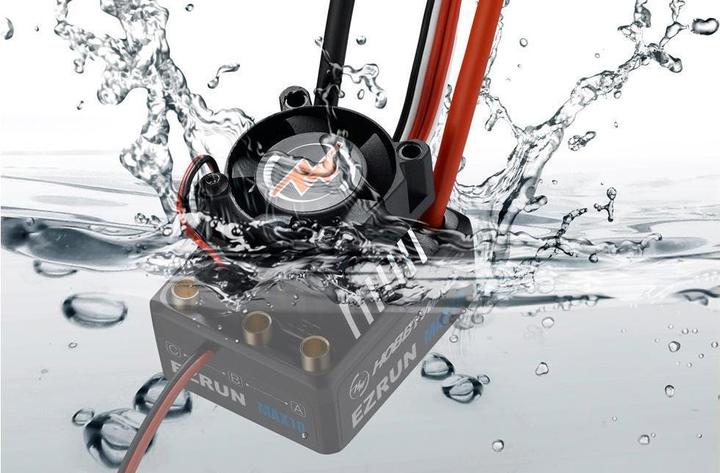 Actual product image Hobbywing Ezrun Regulator MAX10 60A BEC 3A 2-3s WP