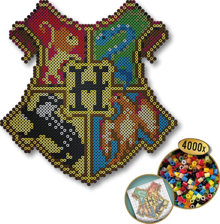 Actual product image Ses Hogwarts coat of arms iron-on beads wall decoration