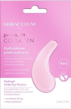 MIRACULUM Hydrogel-Augenpads Collagen PRO-SKIN gegen dunkle Augenringe, Schwellungen und Falten Anti-Aging