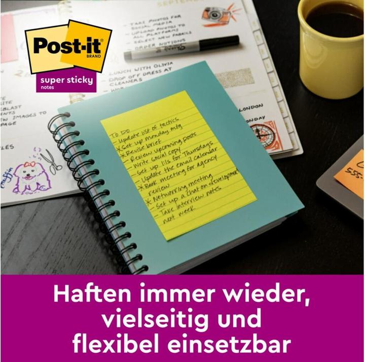 Image du produit Post-it Promo Super Sticky (101 x 152 mm)