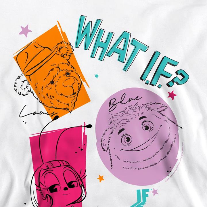 Actual product image IF Unisex Adult What Outline Sweatshirt (M)