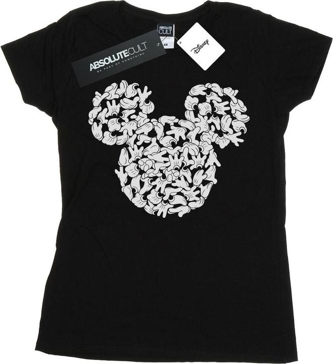 Immagine prodotto Disney Mickey Mouse Head Of Hands Maglietta Donna (XL)