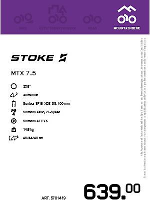 Produktbild Stoke MTX 7.5 27.5 Damen Mountainbike 2021