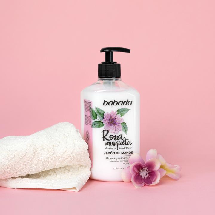 Produktbild Babaria Rosa Mosqueta (Flüssigseife, 500 ml)