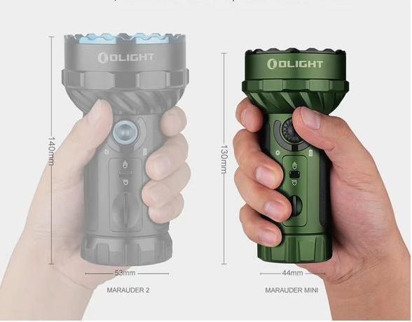 Immagine prodotto Olight Marauder Mini torcia LED verde a lungo raggio IPX8 impermeabile (7000 lm)