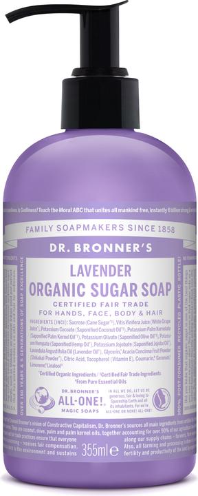 Produktbild Dr. Bronner's Organic Sugar Soap Lavender 355 ml (355 ml)