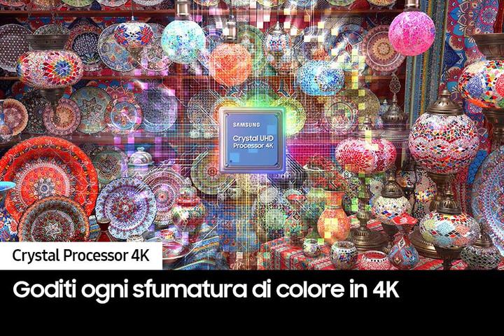 Actual product image Samsung Series 7 UE65CU7170U, 165.1 cm 4K TV 2023 Europees model (65", CU7170, LED, 4K, 2023)