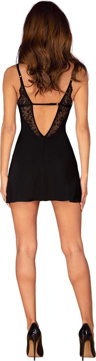 Produktbild Obsessive Bellastia Babydoll mit sexy String Schwarz (L, XL)