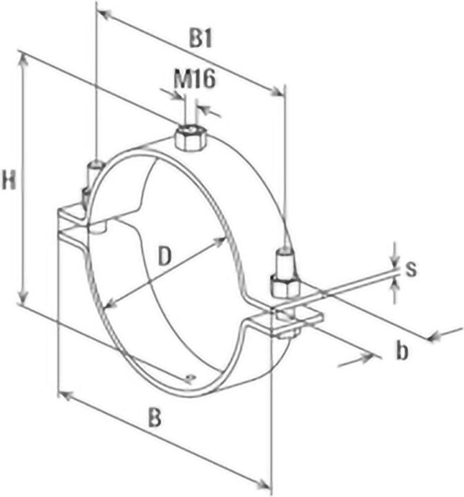 Produktbild Fischer Festpunktschelle FFSC 168,3 (168.30 mm)