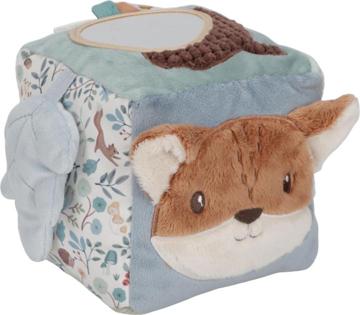 Actual product image Little Dutch Fabric activities Forest Friends touch cube