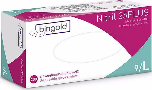 Actual product image Bingold Nitrile gloves (L)