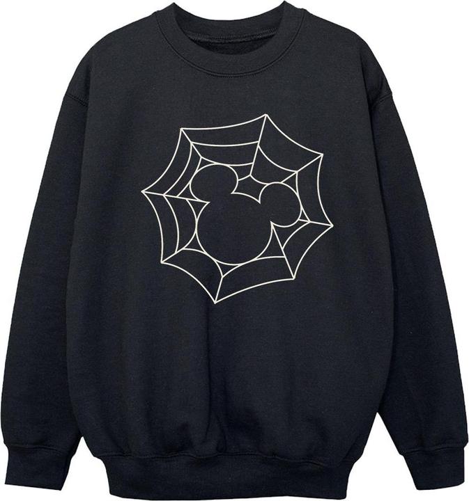 Actual product image Disney Girls Mickey Mouse Spider Web Sweatshirt (104)