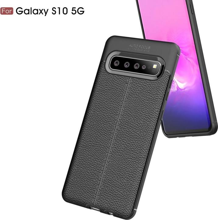 Image du produit Screenguard Samsung Galaxy S10 5G Housse Design en cuir TPU Cover (Samsung Galaxy S10 5G)