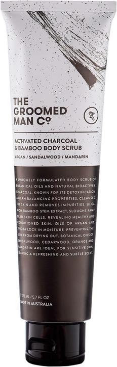 The Groomed Man Activated Charcoal Body Scrub (170 ml)