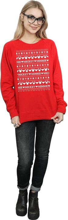Immagine prodotto Disney Mickey And Minnie Christmas Fair Isle Felpa Donna (L)