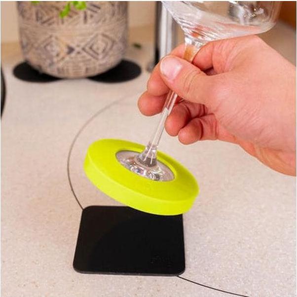 Image du produit Silwy Magnet-Kondom für Stielgläser Gelb (1 x)