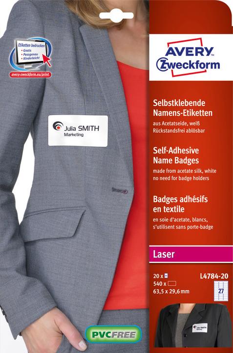 Produktbild Avery Namens-Etiketten