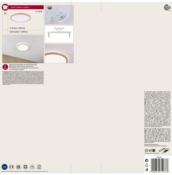 Actual product image Paulmann Atria Shine Backlight (2000 lm)