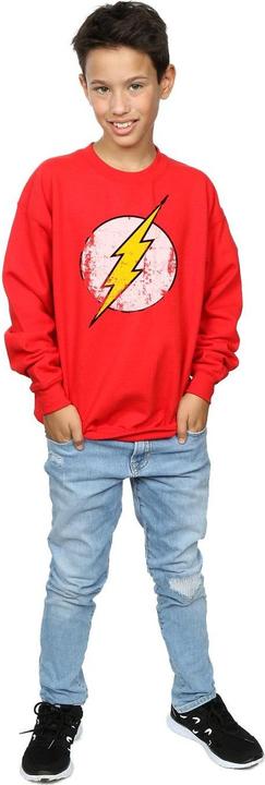 Produktbild The Flash BaumwollSweatshirt mit Distressed Logo Jungen (140, 146)