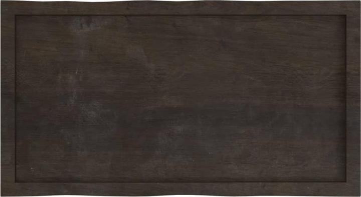 Immagine prodotto VidaXL Tischplatte 100x50x6 cm Massivholz Eiche Behandelt (100 x 50 x 6 cm)