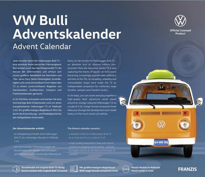 Immagine prodotto Franzis Calendario dell'Avvento VW Bulli (DE/EN)