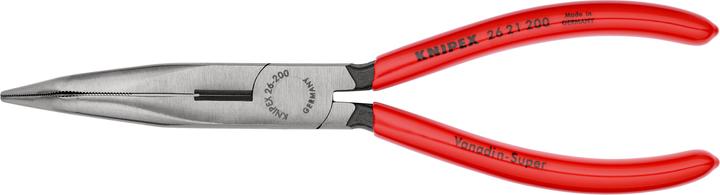 Image du produit Knipex Pince demi-ronde avec tranchant (pince bec de cigogne) 26 21 200 SB (200 mm)