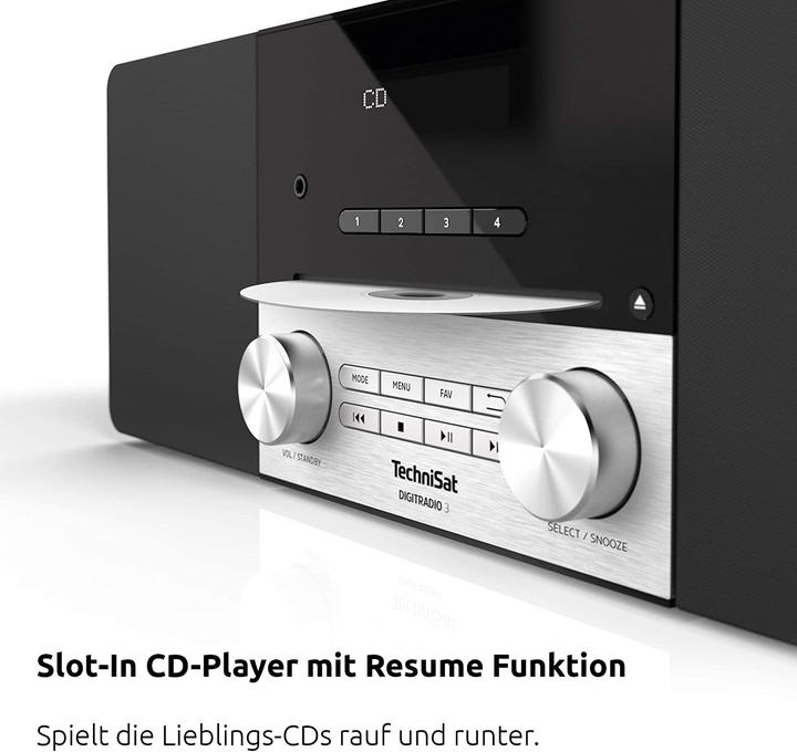 Image du produit TechniSat DigitRadio 3 (DAB+ DAB, FM, Bluetooth)