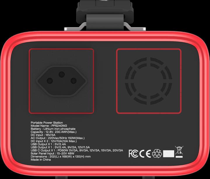 Actual product image Energizer PPS 240W2 CH version (230.40 Wh, 3.30 kg)