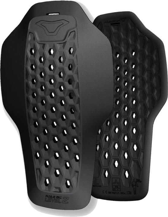 Macna R.I.S.C FULL BACK Rückenprotektor 38-43 cm schwarz (38, Rückenprotektor)