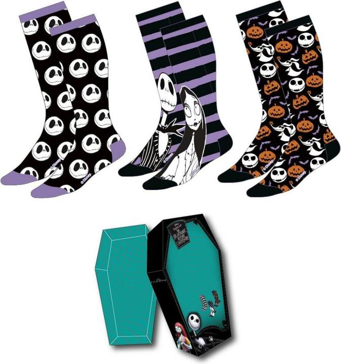 Immagine prodotto Cerdá Calzini Nightmare before Christmas confezione da 3 pezzi 38-45 (confezione da 3, 38 - 45)