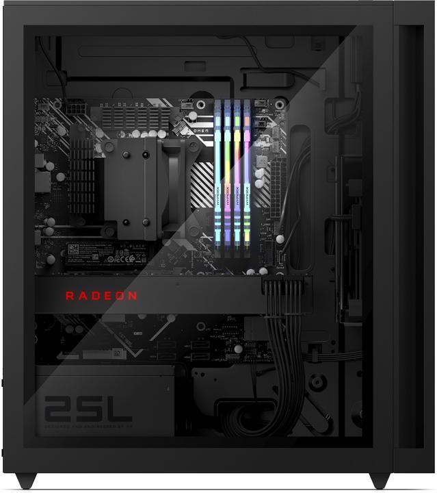 Actual product image HP OMEN 25L GT15-1004ng Gaming PC i7-13700F 16GB/1TB SSD RTX 4070 Win11 (Intel Core i7-13700F, 512 GB, GeForce RTX 4070)