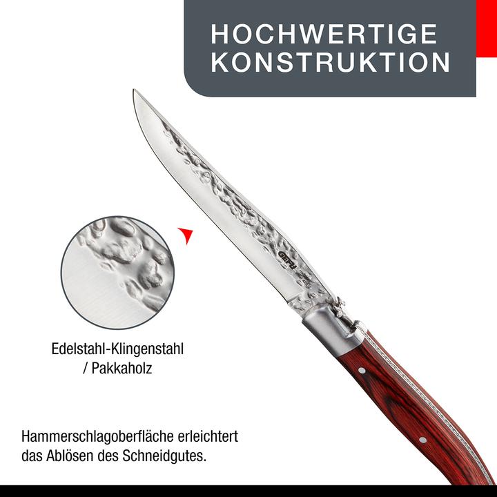 Immagine prodotto GEFU Set di coltelli da bistecca Rancho (6 Pezzo/i, Coltello)