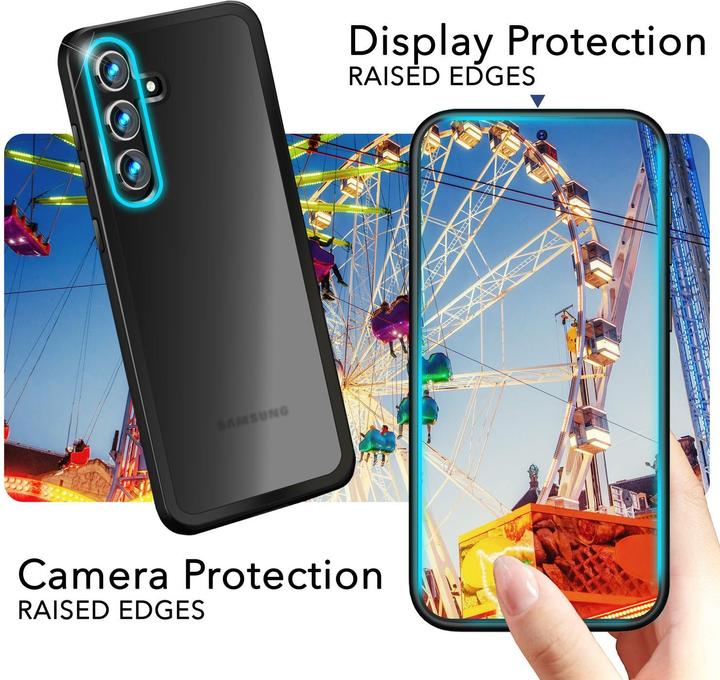 Produktbild Nalia Semi-Transparente Hybrid Hülle mit Schutzrahmen (Samsung Galaxy S24+)