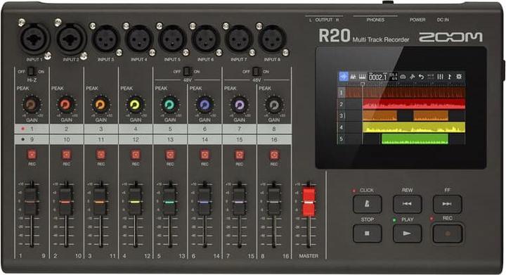 Actual product image Zoom R20 (UK/NEW) Multi Track Recorder (Multitrack recorder)