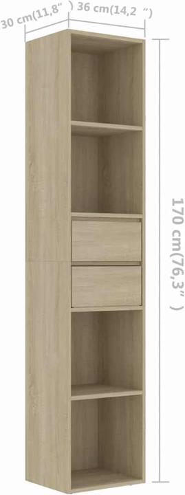 Immagine prodotto VidaXL Heinrick (36 x 30 x 171 cm)