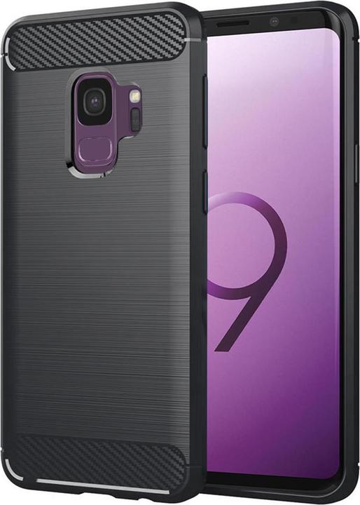 Immagine prodotto Techsuit - Carbon Silicone - Samsung Galaxy S9 - Black (Samsung Galaxy S9+)