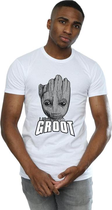Immagine prodotto Guardians Of The Galaxy Groot Face Maglietta Uomo (XXL)